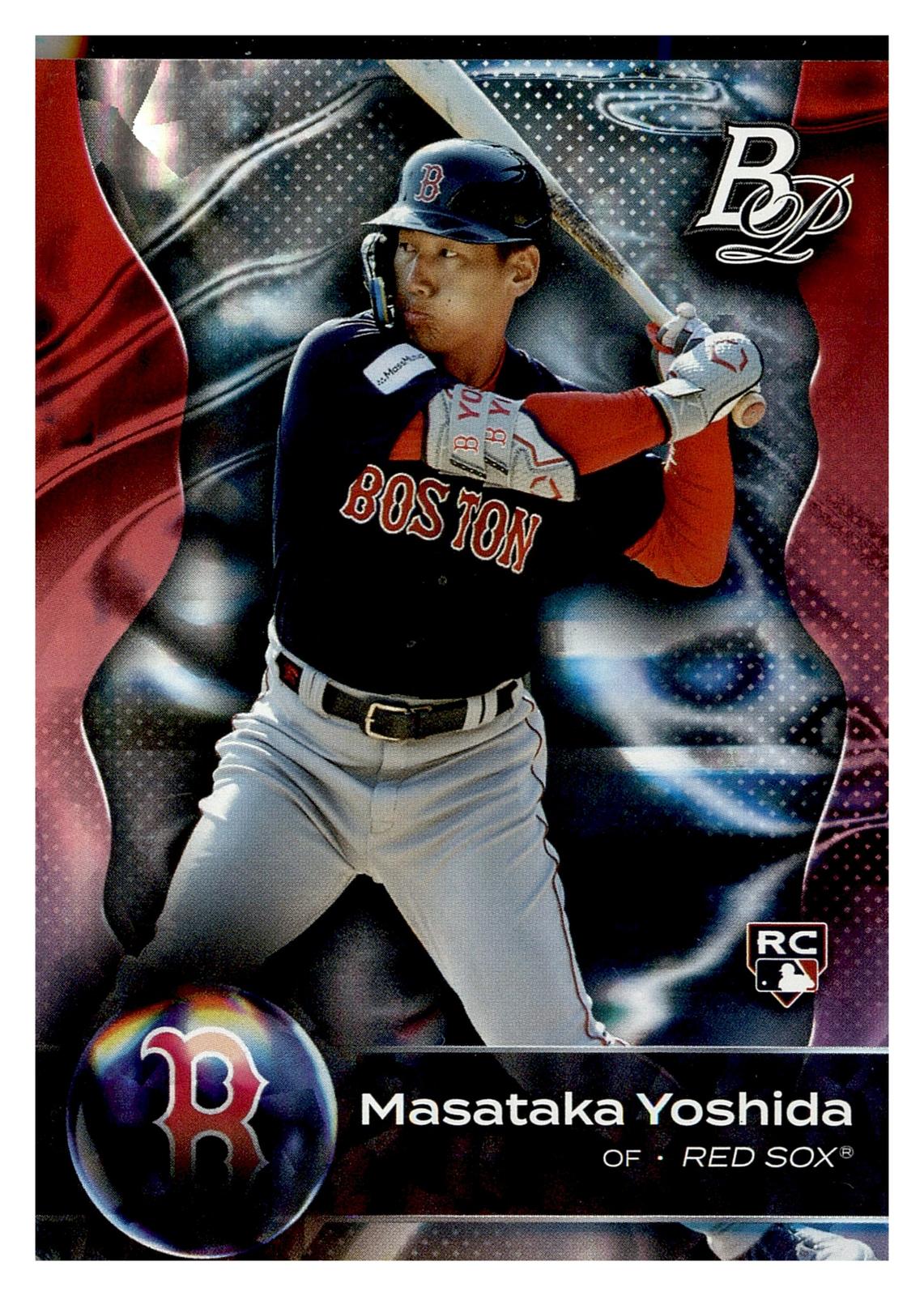 2023 Bowman Platinum #28 Masataka Yoshida Ice Foil front