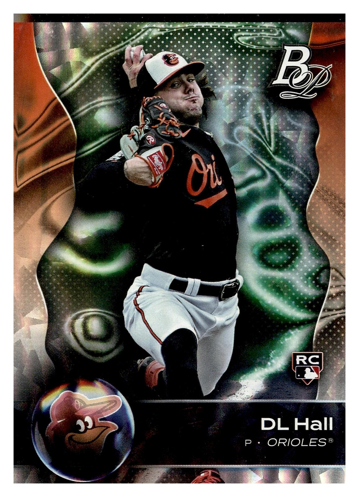 2023 Bowman Platinum #6 DL Hall Ice Foil front