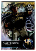2023 Bowman Platinum #TOP-38 Robby Snelling Top Prospects Ice Foil front