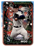 2024 Topps Holiday #H193 Bryan Woo front
