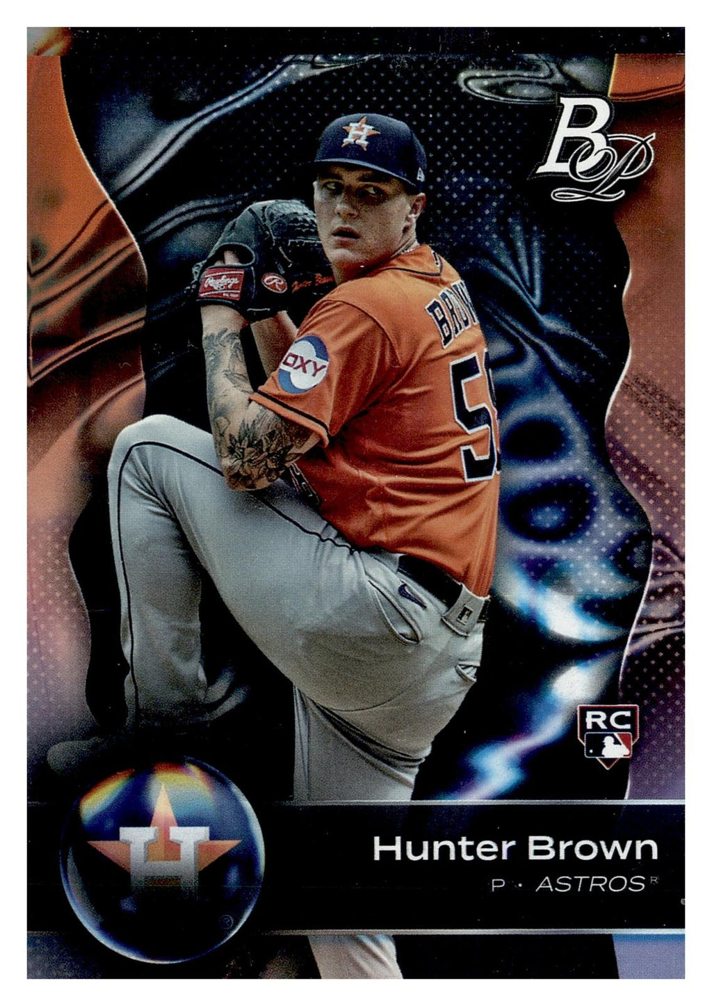 2023 Bowman Platinum #16 Hunter Brown front
