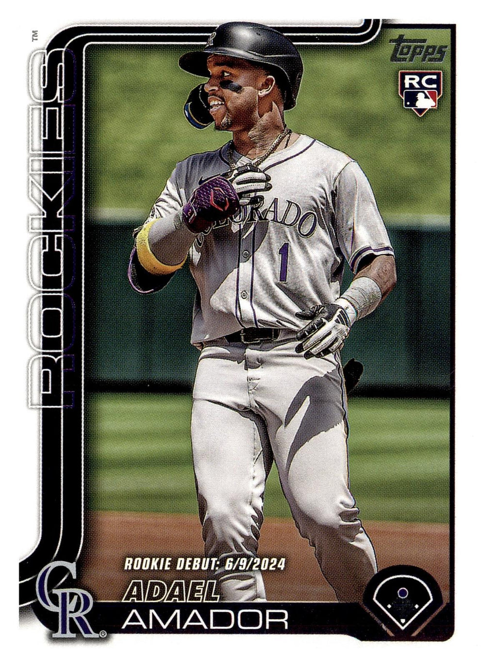 2025 Topps Update #US94 Adael Amador front