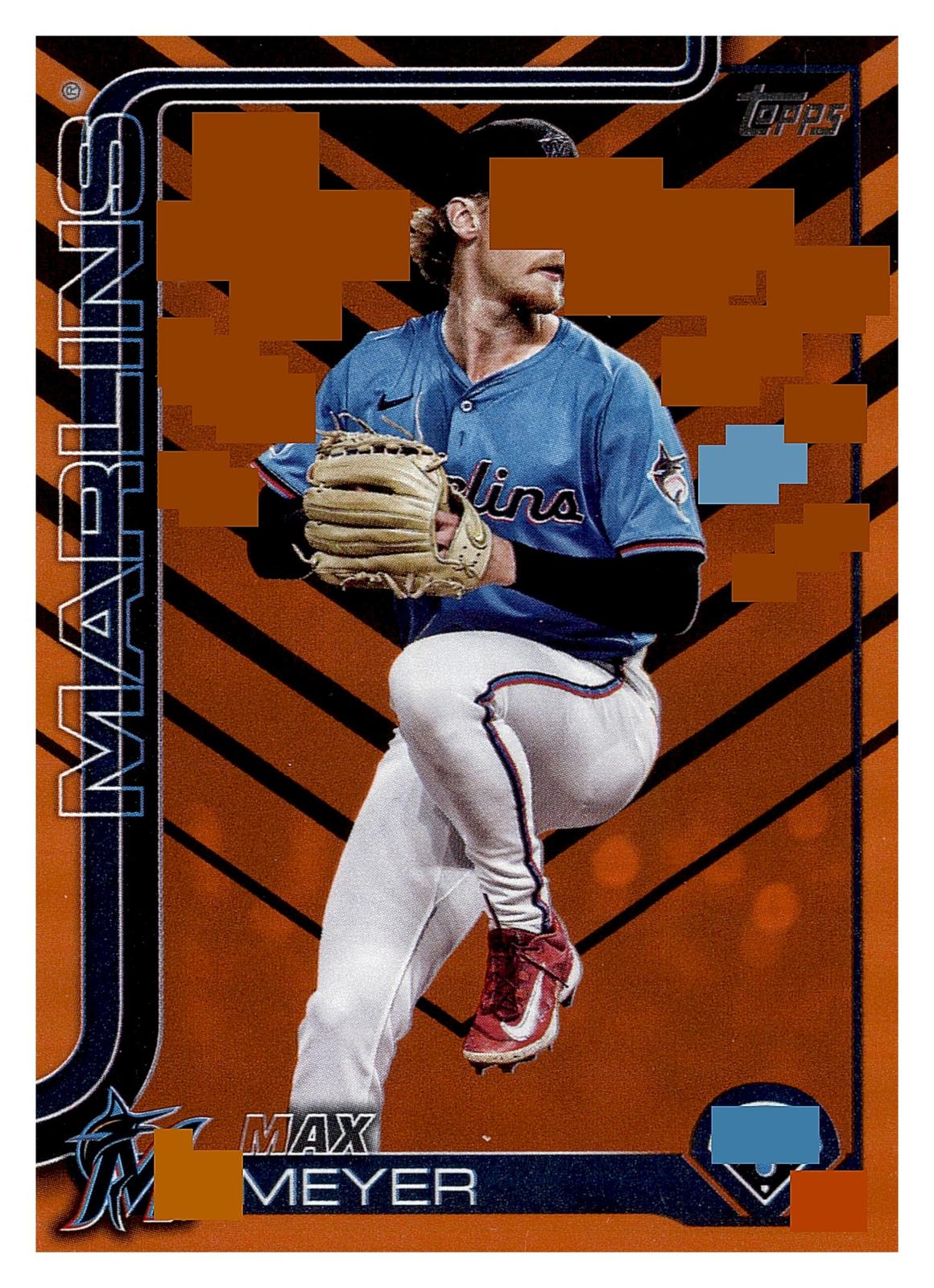 2025 Topps Update #US99 Max Meyer Holiday front