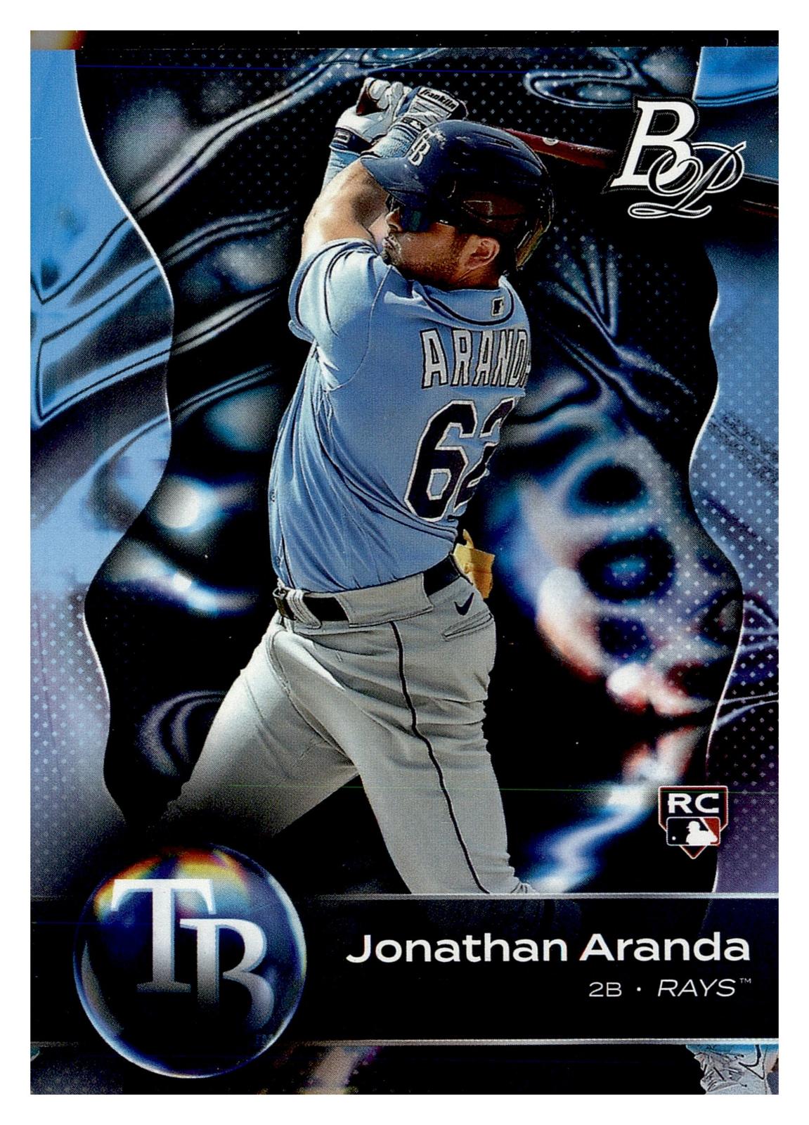 2023 Bowman Platinum #80 Jonathan Aranda front