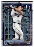 2024 Bowman Draft #BDC-88 Nathan Flewelling Chrome Refractor front