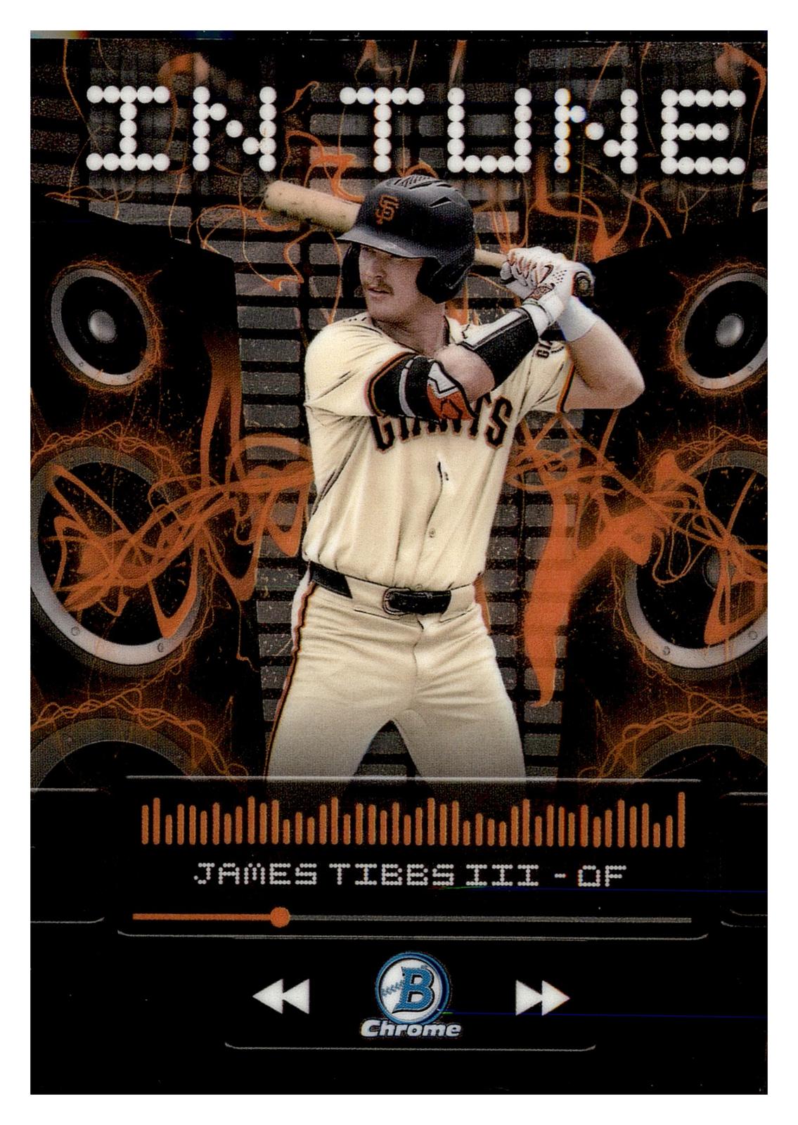 2024 Bowman Draft #IT-9 James Tibbs III In Tune front