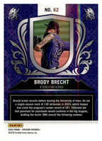 2025 Panini Crusade #62 Brody Brecht Crusade Blue Cracked Ice back