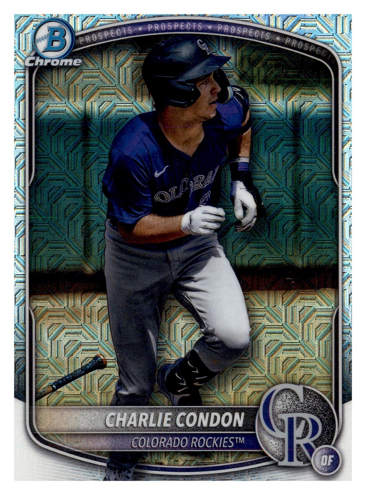 2025 Bowman Chrome #BCP-248 Charlie Condon Prospects Mojo front