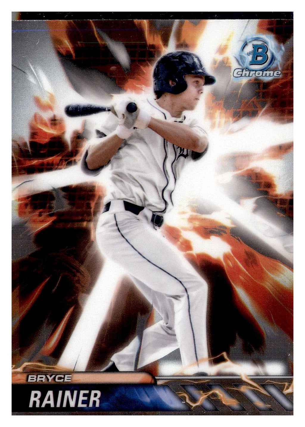2024 Bowman Draft #PP-11 Bryce Rainer Plasma Power front