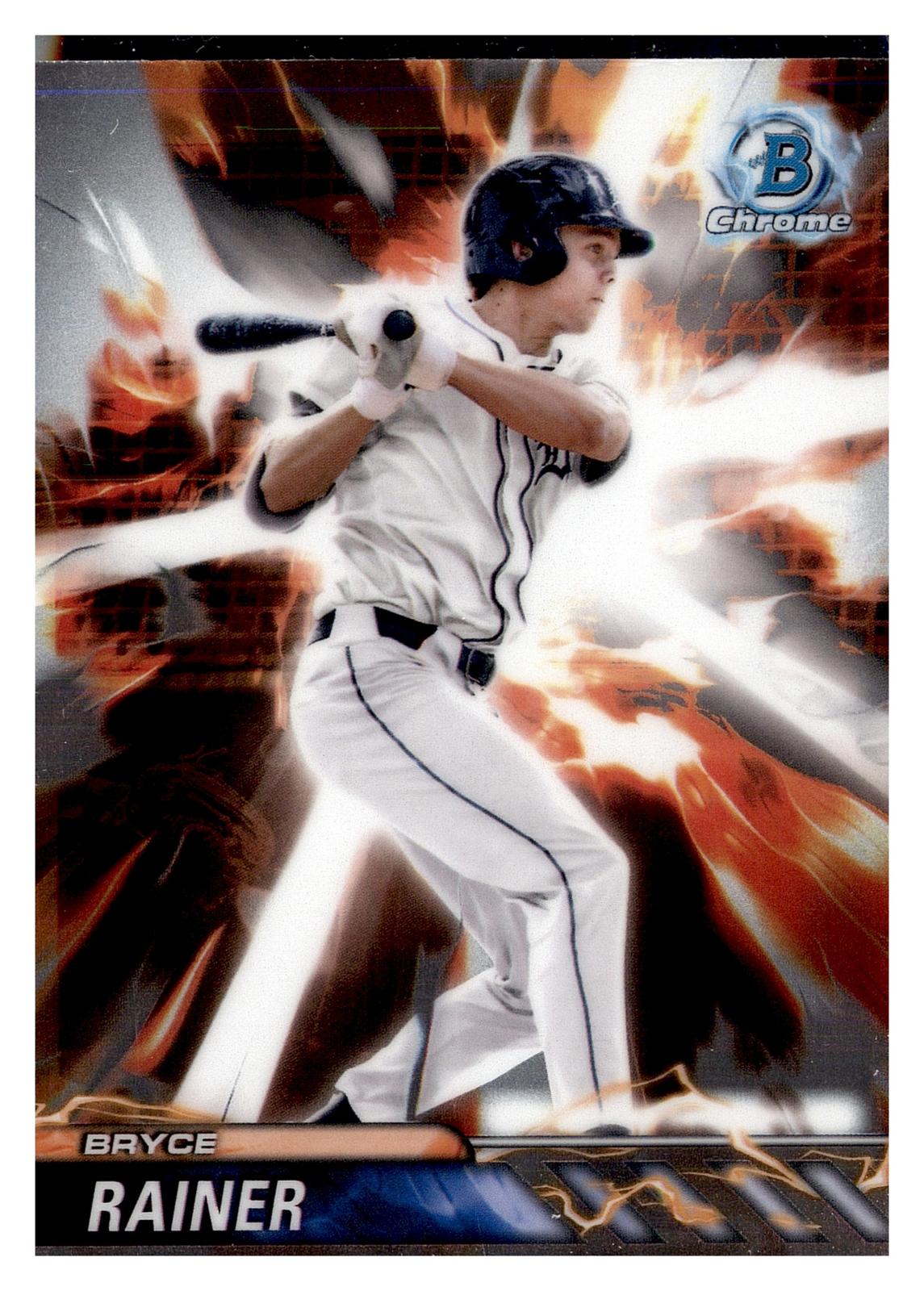 2024 Bowman Draft #PP-11 Bryce Rainer Plasma Power front