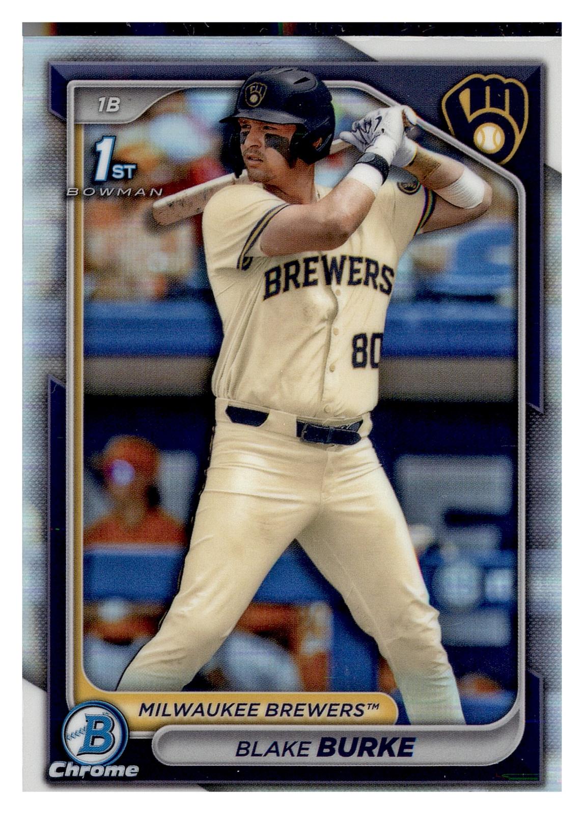 2024 Bowman Draft #BDC-95 Blake Burke Chrome Refractor front