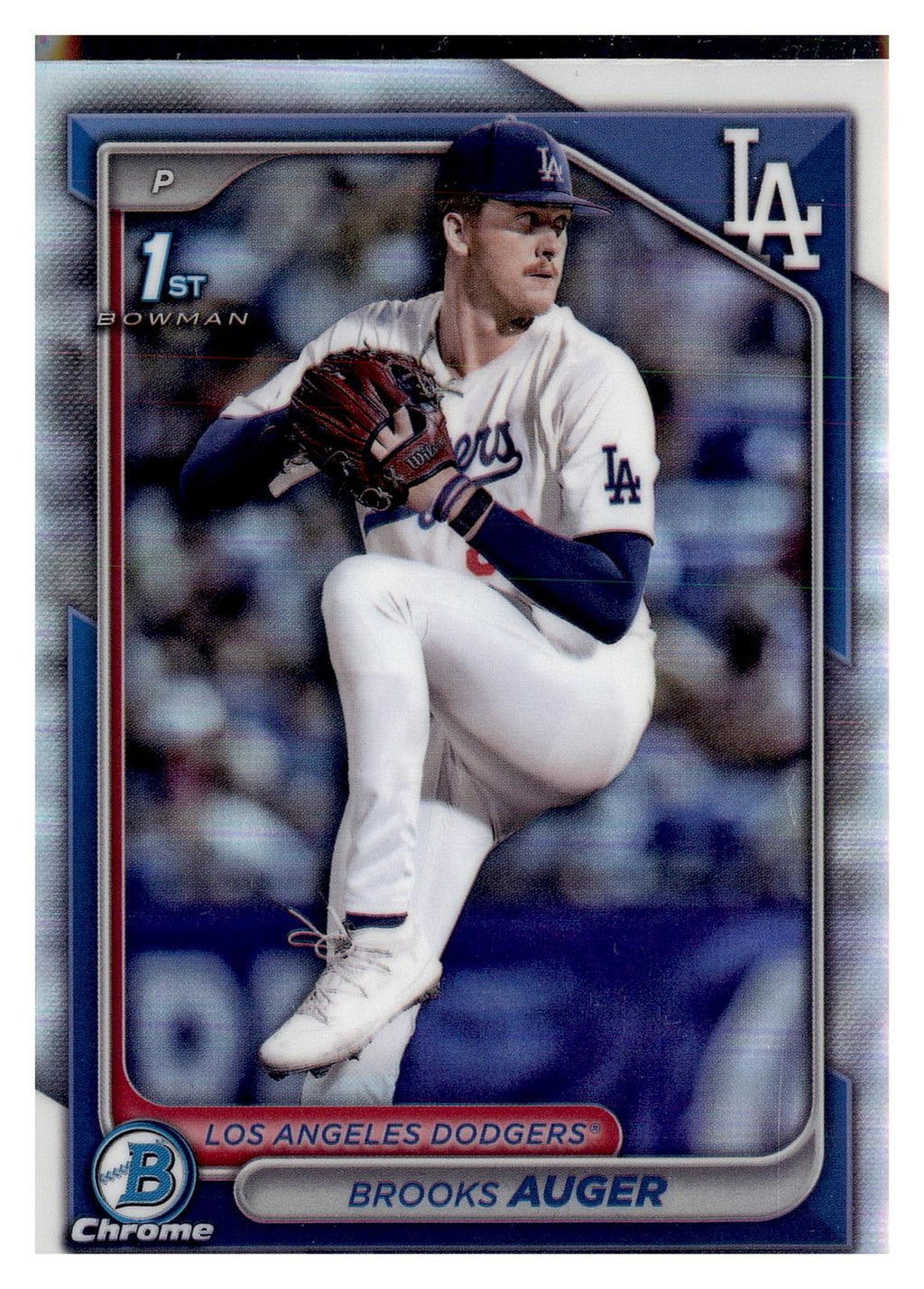 2024 Bowman Draft #BDC-192 Brooks Auger Chrome Refractor front