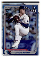 2024 Bowman Draft #BDC-192 Brooks Auger Chrome Refractor front