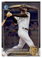 2025 Bowman #BCP-59 Leo De Vries Chrome Prospects front