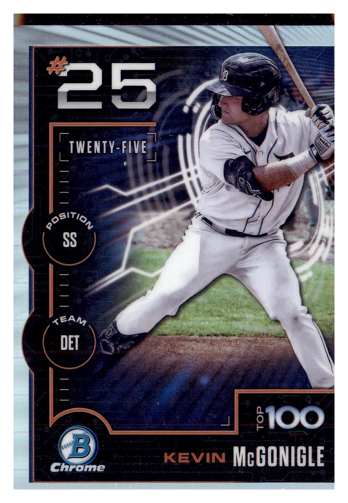 2025 Bowman #BTP-25 Kevin McGonigle Bowman Scouts Top 100 front