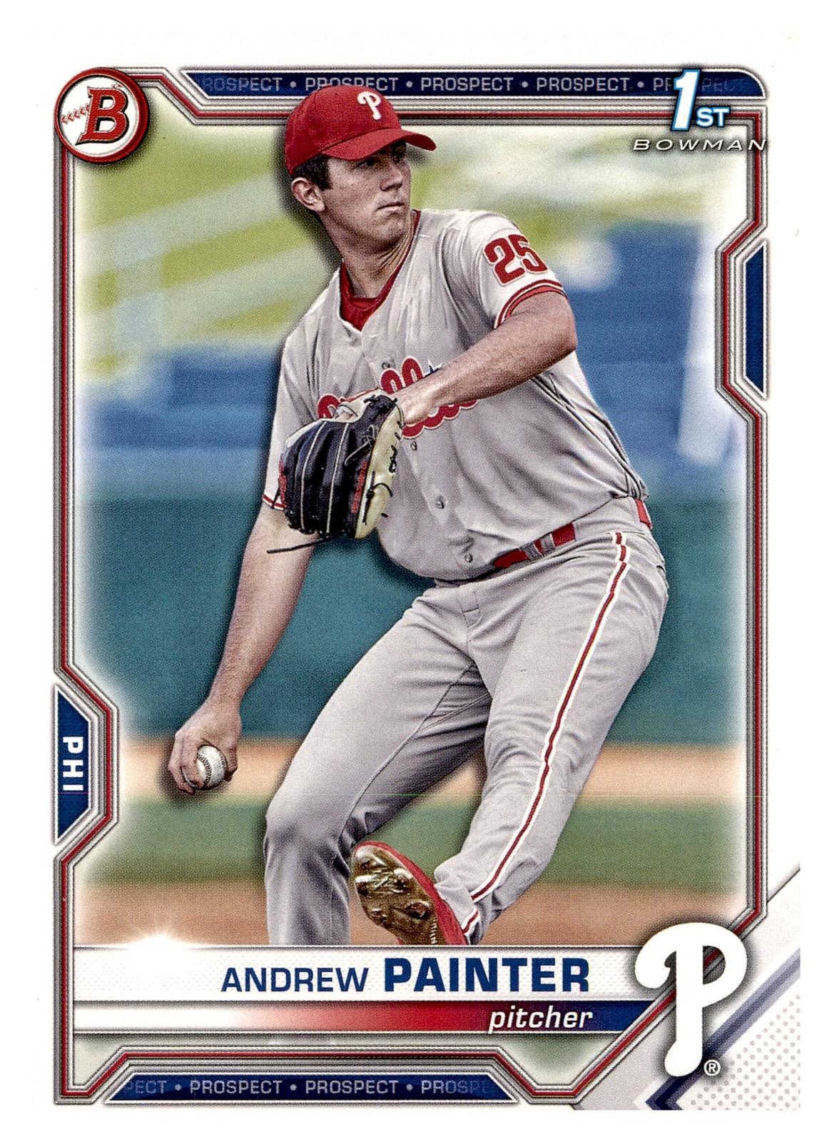 2021 Bowman Draft #BD-10 Andrew Painter front