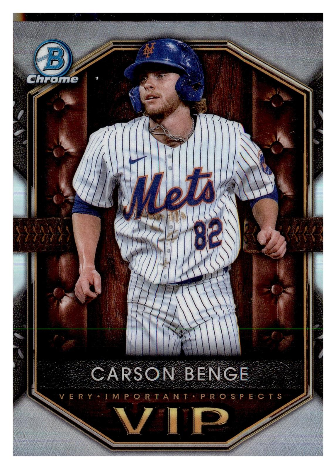2025 Bowman #VIP-17 Carson Benge Very Important Prospects front
