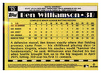 2025 Topps Update #U90C-10 Ben Williamson 1990 35th Anniversary Chrome back