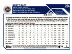 2023 Topps Chrome #204 Brett Baty Sepia Refractor back