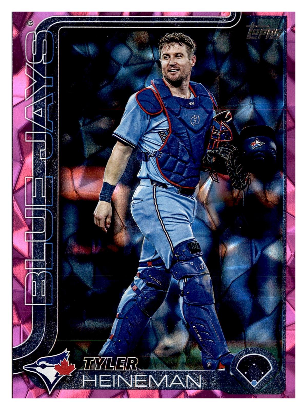 2025 Topps Update #US91 Tyler Heineman Pink Diamante Foil front