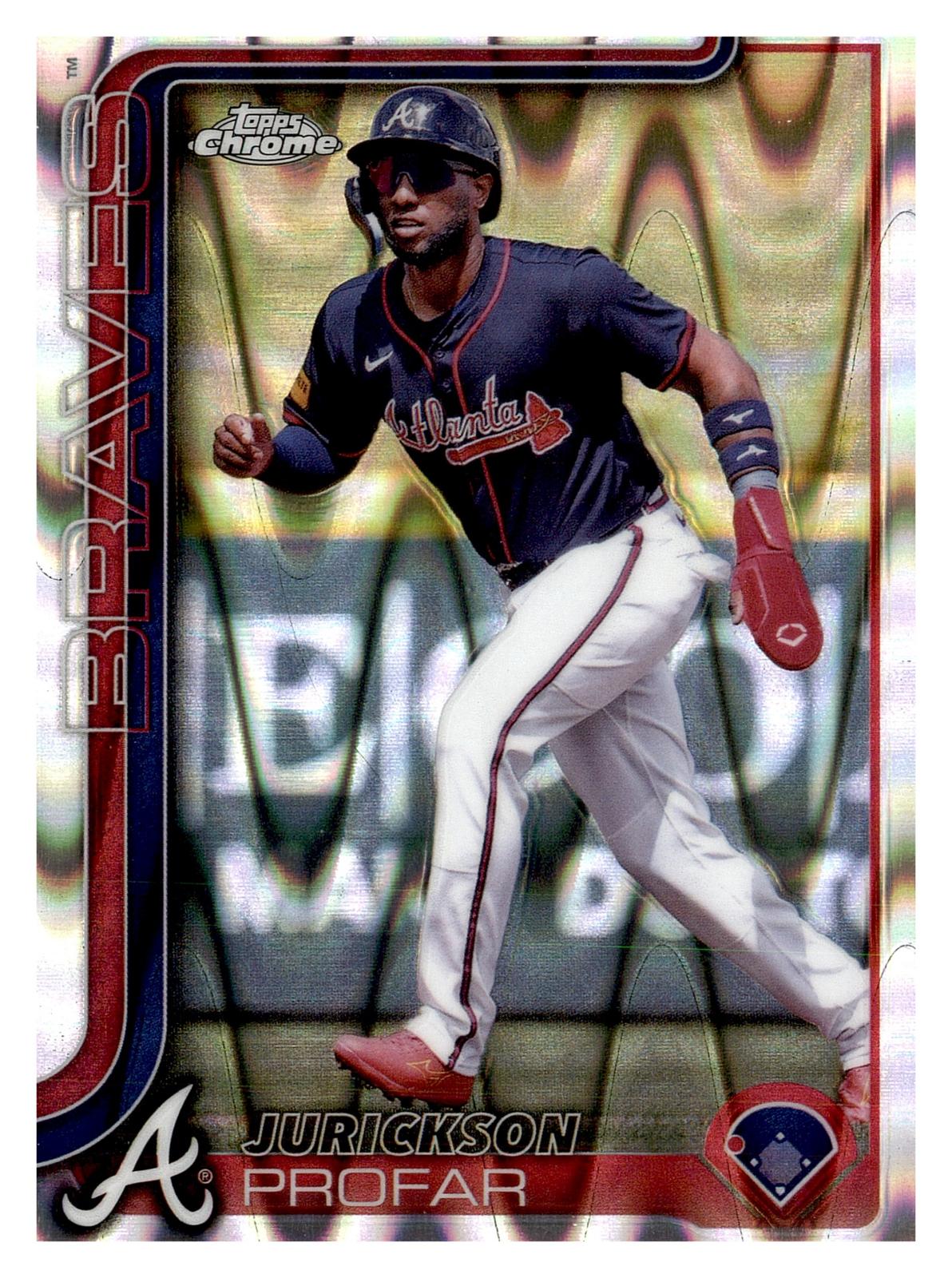 2025 Topps Chrome #143 Jurickson Profar RayWave Refractor front