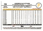 2024 Topps Chrome #124 Andrew McCutchen Pink Refractor back
