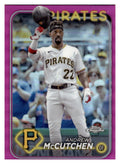 2024 Topps Chrome #124 Andrew McCutchen Pink Refractor front