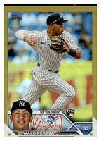 2023 Topps #94 Oswald Peraza Gold Foil front