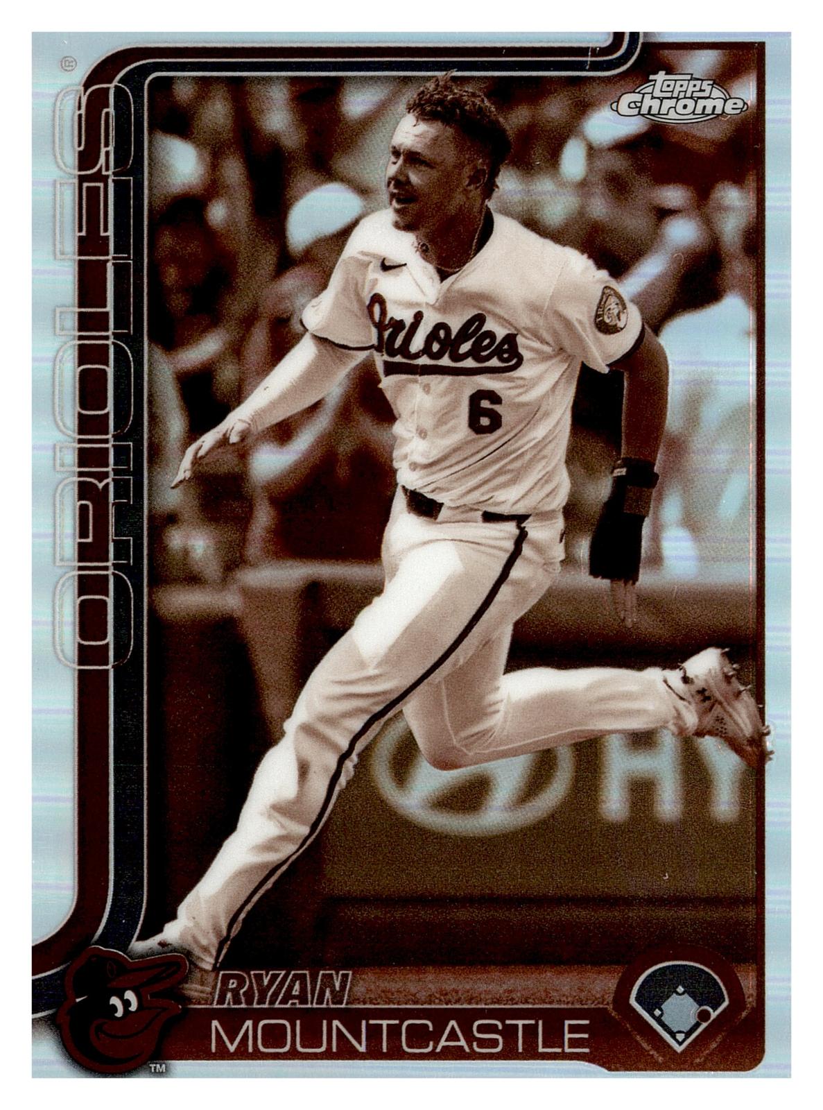 2025 Topps Chrome #297 Ryan Mountcastle Sepia Refractor front