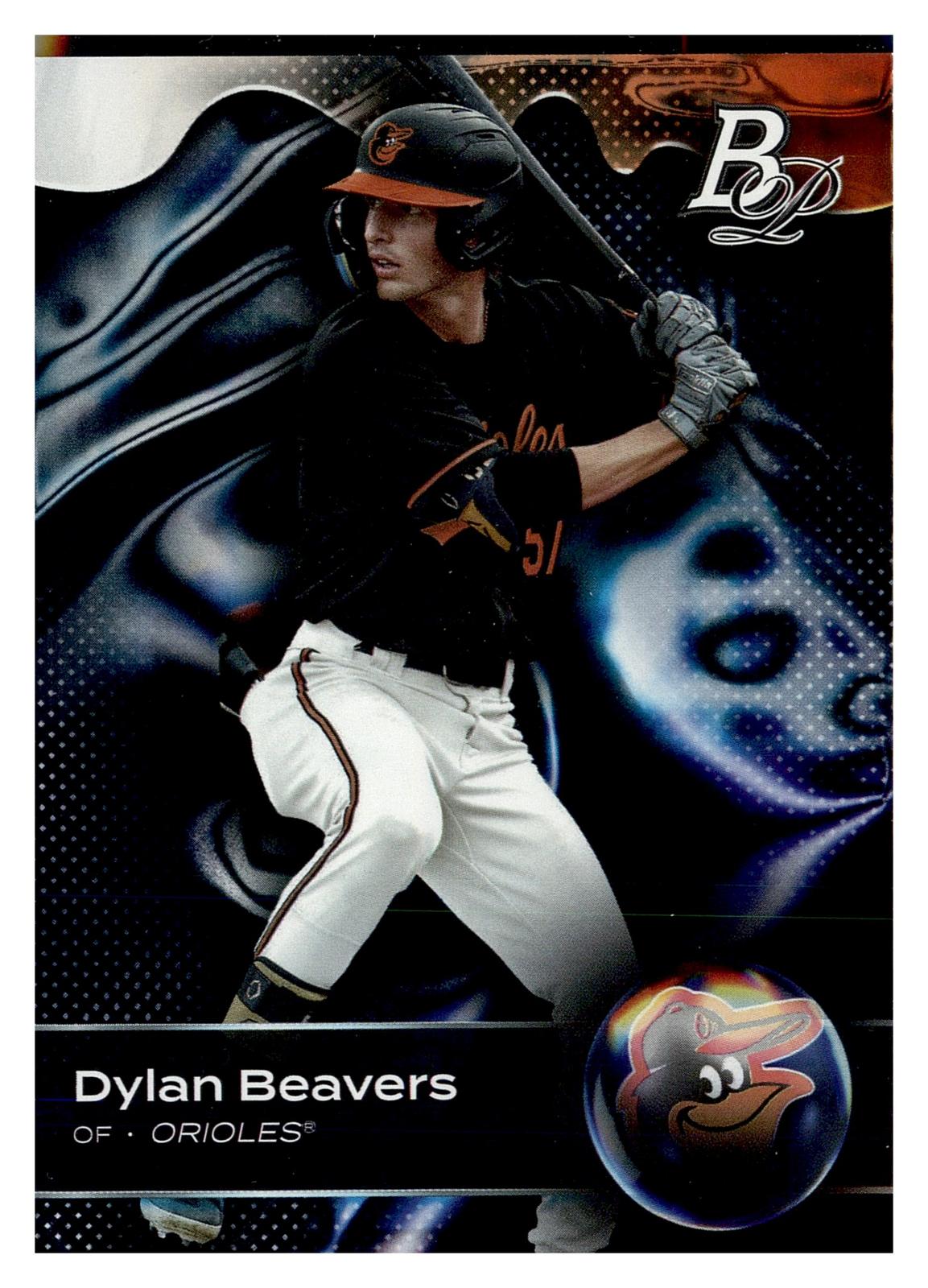 2023 Bowman Platinum #TOP-82 Dylan Beavers Top Prospects front