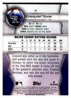 2023 Bowman Platinum #63 Ezequiel Tovar back