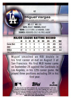 2023 Bowman Platinum #62 Miguel Vargas back