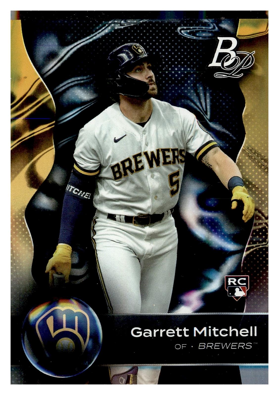 2023 Bowman Platinum #43 Garrett Mitchell front