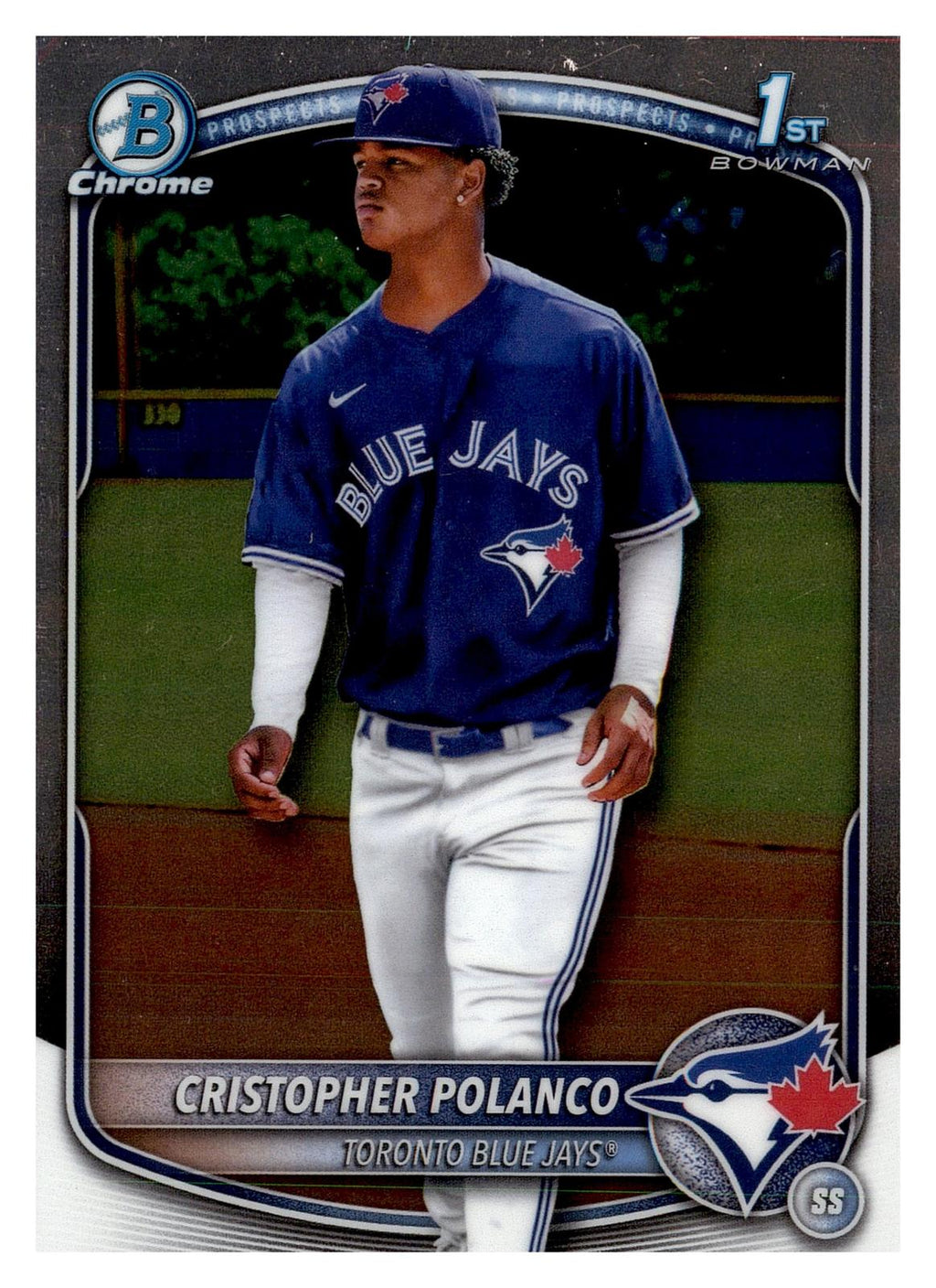 2025 Bowman Chrome #BCP-162 Cristopher Polanco Prospects front