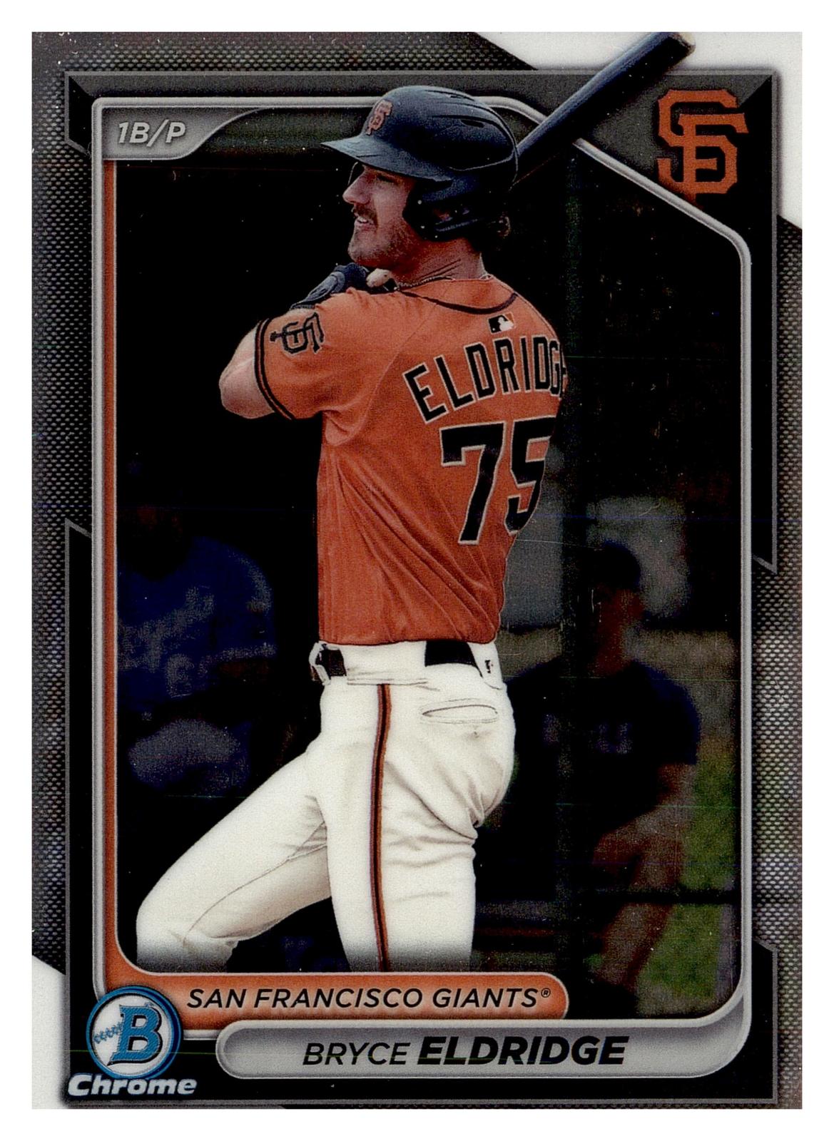 2024 Bowman #BCP-134 Bryce Eldridge Chrome Prospects front