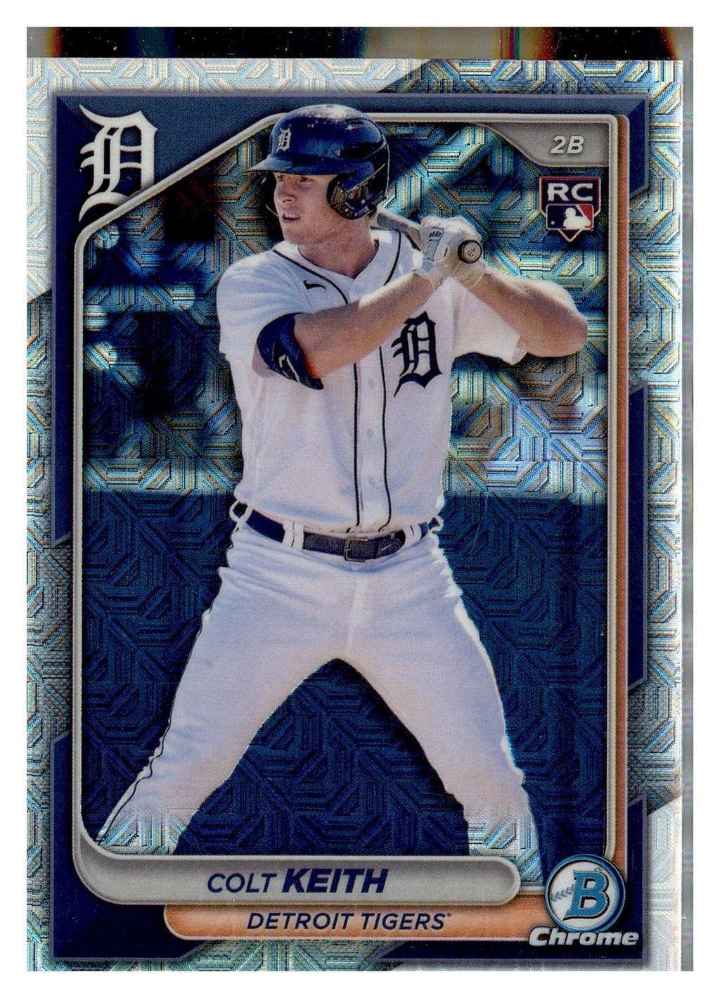 2024 Bowman Chrome #34 Colt Keith Mojo Refractor front