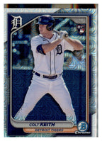 2024 Bowman Chrome #34 Colt Keith Mojo Refractor front