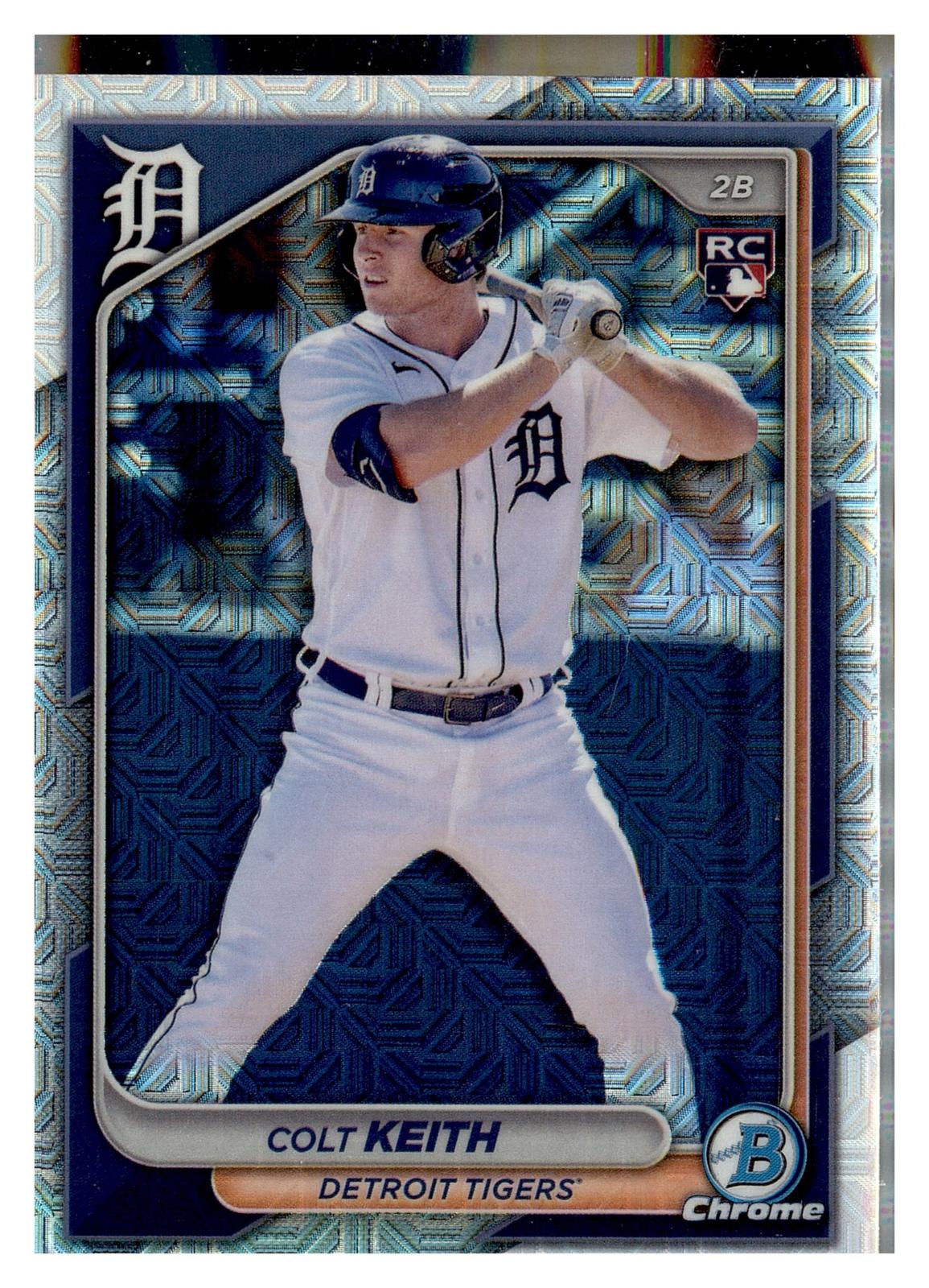 2024 Bowman Chrome #34 Colt Keith Mojo Refractor front