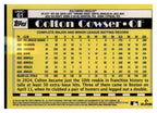 2025 Topps Update #U90C-61 Colton Cowser 1990 35th Anniversary Chrome back