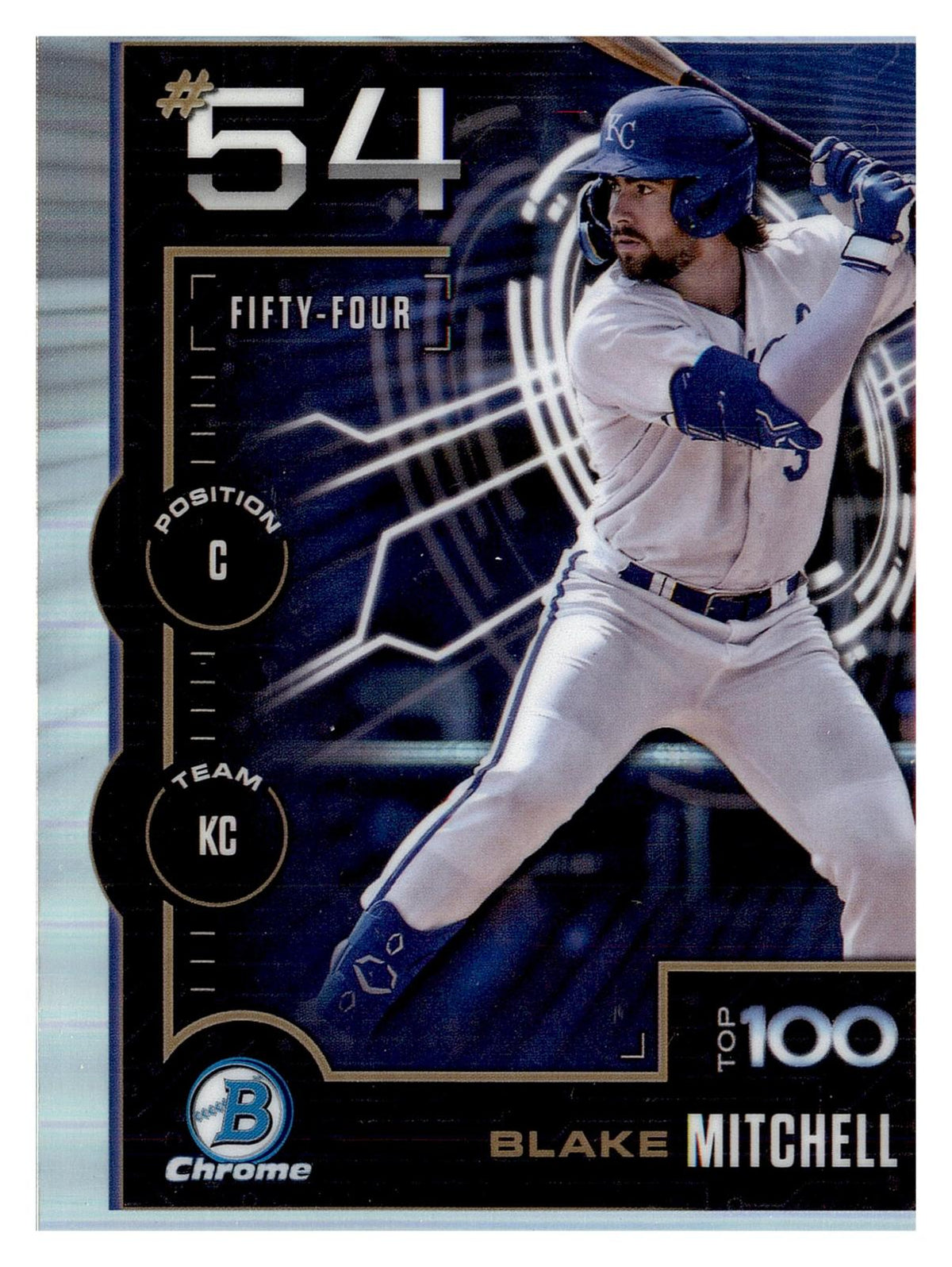 2025 Bowman #BTP-54 Blake Mitchell Bowman Scouts Top 100 front