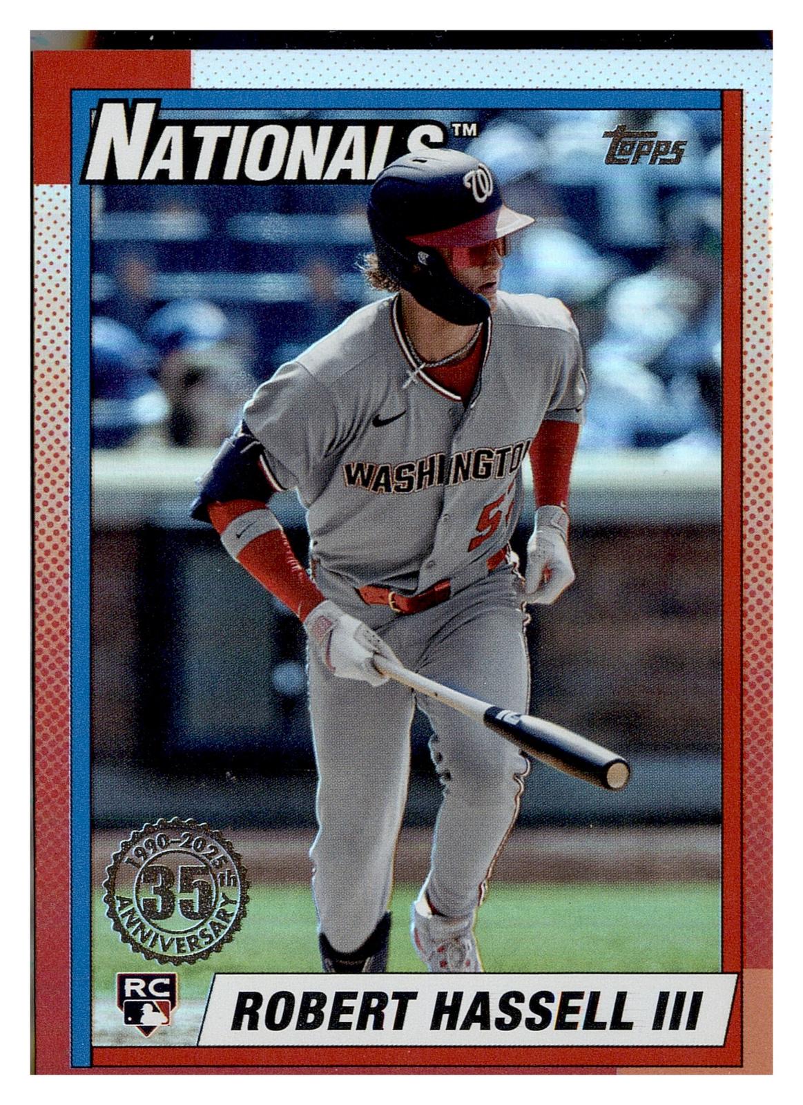 2025 Topps Update #U90-41 Robert Hassell III 1990 35th Anniversary front