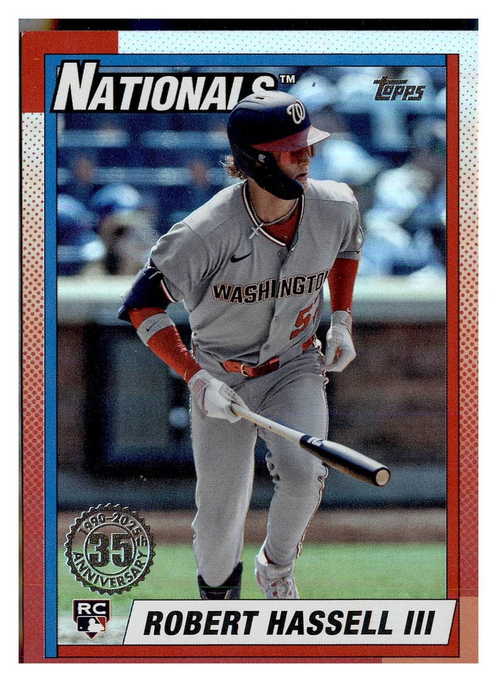2025 Topps Update #U90-41 Robert Hassell III 1990 35th Anniversary front