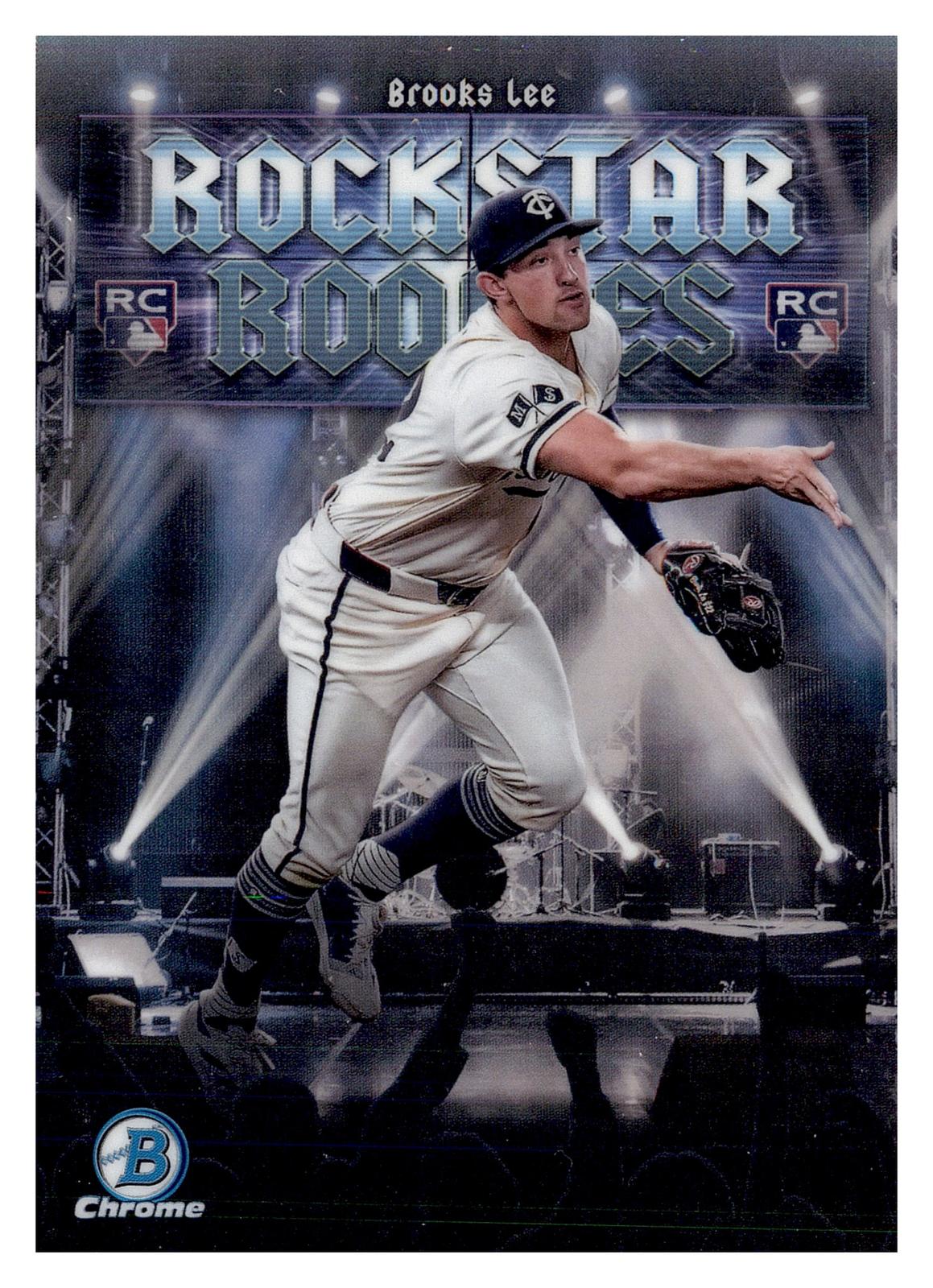 2025 Bowman #RR-9 Brooks Lee Rockstar Rookies front