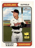 2023 Topps Heritage #232 Steven Kwan front