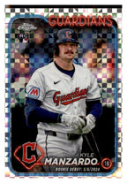 2024 Topps Chrome Update #USC26 Kyle Manzardo X-Fractors front