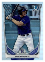 2014 Bowman Draft #CDP123 Kevin Padlo Chrome Refractor front
