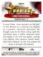 2025 Topps Update #SMLB-70 Luke Keaschall Stars of MLB back