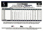 2025 Topps #361 Jorge Polanco Diamante Foil back
