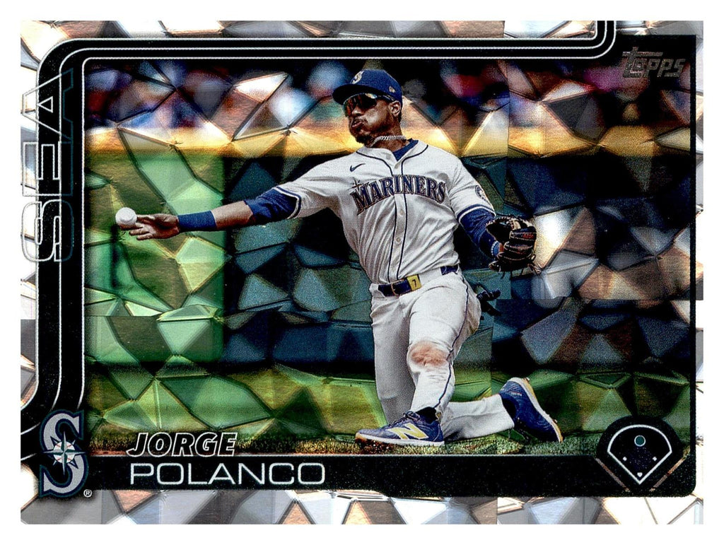 2025 Topps #361 Jorge Polanco Diamante Foil front