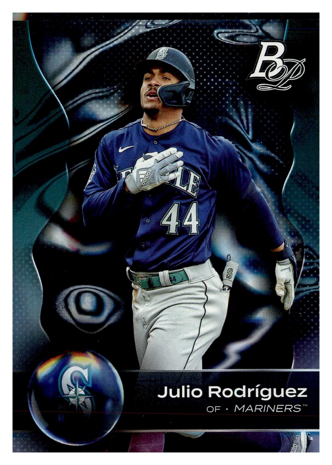 2023 Bowman Platinum #25 Julio Rodríguez front